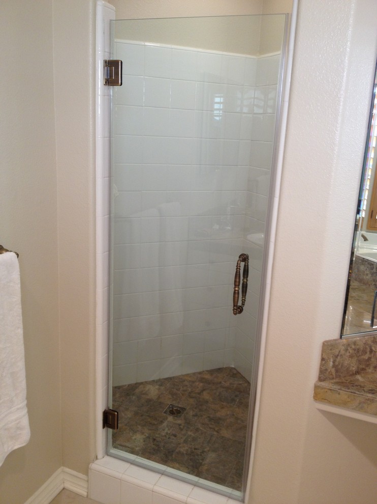 Frameless Glass Doors - Traditional - Bathroom - Los Angeles - by Algami Glass Doors | Houzz