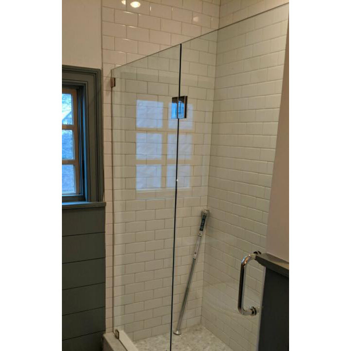Frameless Glass Shower Door Install Montgomery County PA Traditional