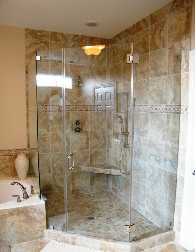 Frameless Heavy Glass - Bathroom - Louisville - by Econo Glass Systems