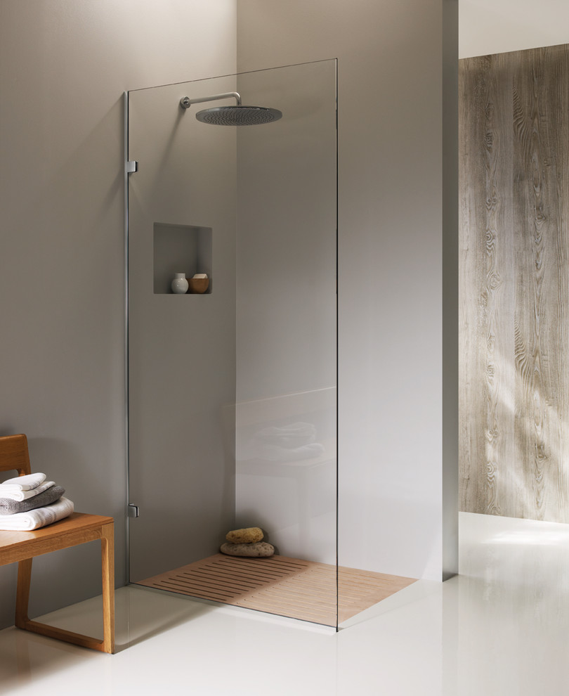 Frameless Portfolio Contemporary Bathroom London by The