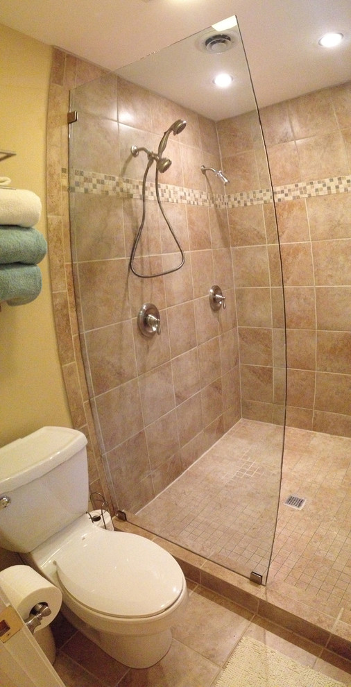 Frameless Shower Doors Traditional Bathroom Philadelphia by H&M Glass Hershey Houzz