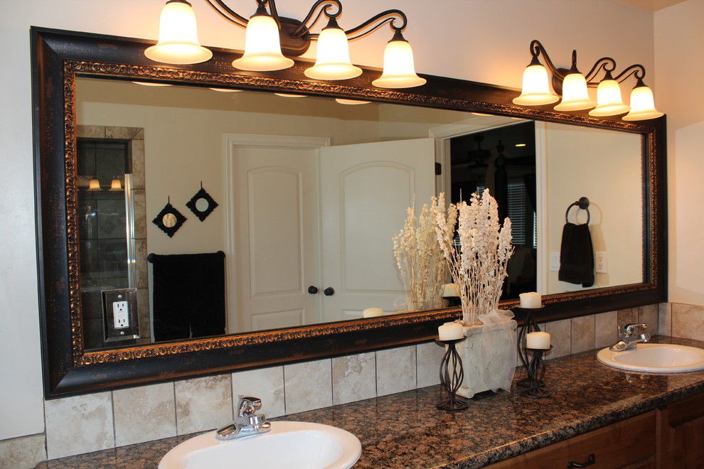 Frames for Existing Mirrors Traditional Bathroom Salt Lake City