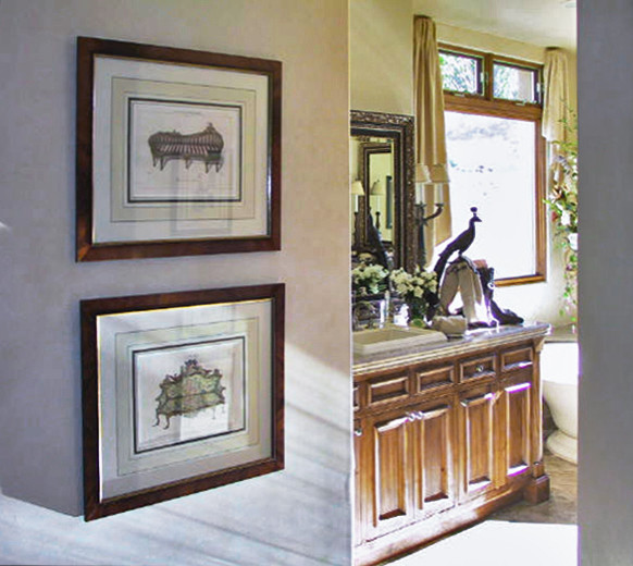 Framing & Art Installation Palm Desert Classique Salle de Bain