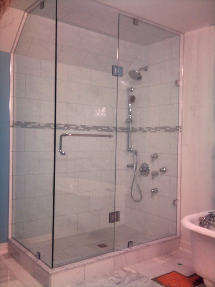 Freamless Glass Shower Doors & Mirrors Bathroom Toronto by Hoski Glass Houzz