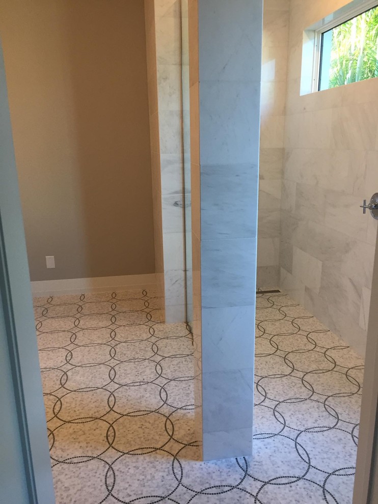 Ganee Stone Shower with AKDO Floors - Modern - Bathroom - Other - by ...