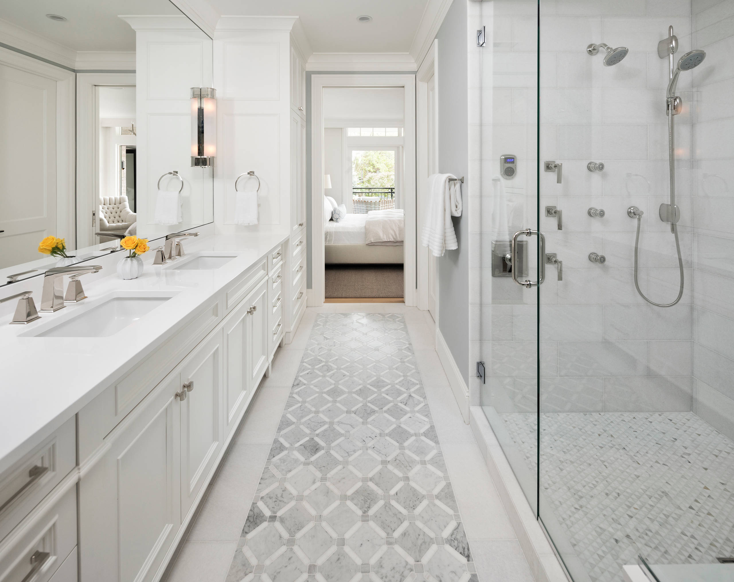 Серый мрамор плитка в ванной фото дизайн
