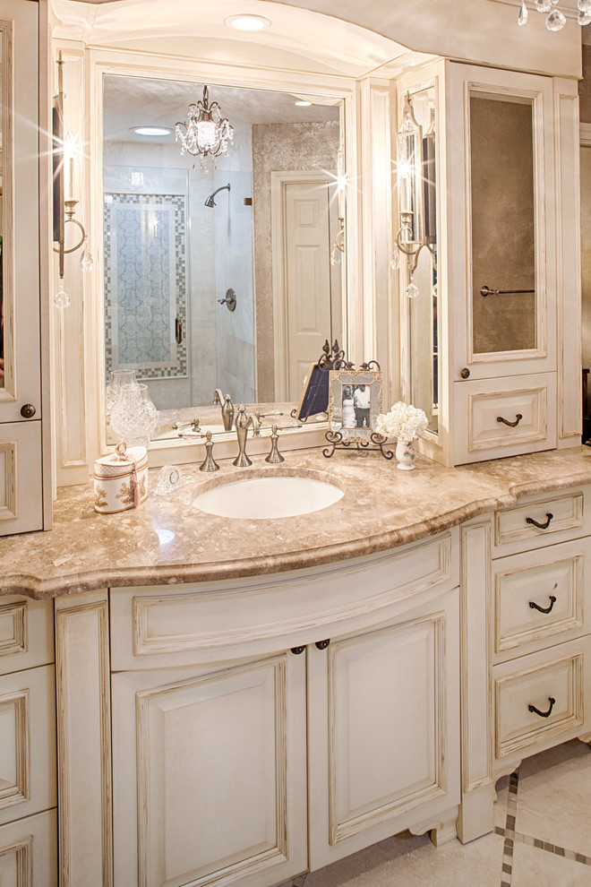 Gentle Charm - Traditional - Bathroom - Houston - by Chairma Design ... - Bathroom Tile Pattern Designs