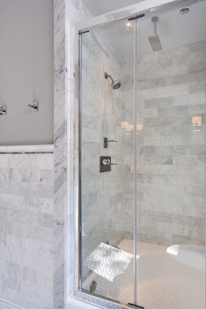 Hall Bathroom Remodel Transitional Bathroom Atlanta