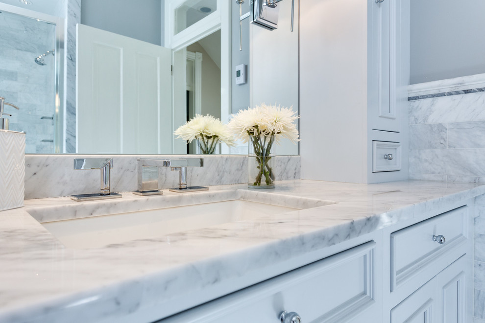 Hall Bathroom Remodel Transitional Bathroom Atlanta