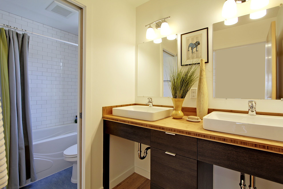 Modernes Badezimmer in Seattle