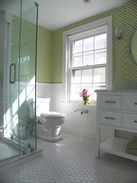 Girl S Bathoom Vintage Style Traditional Bathroom Philadelphia By Amy Cuker Mba Leed Ap - Vintage Style Bathroom Tile Girl S Bathoom Vintage Style Traditional Bathroom Philadelphia By Amy Cuker Mba Leed Ap - Vintage Style Bathroom Tile