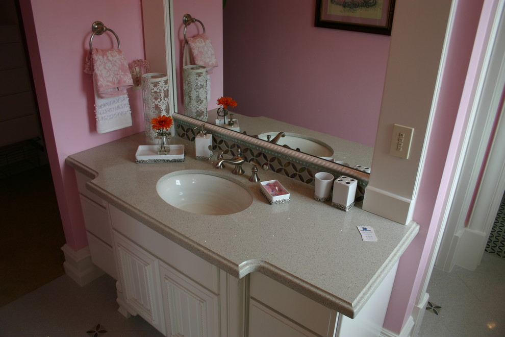 Girl's Bathroom Vanity Bathroom Salt Lake City by Stephanie