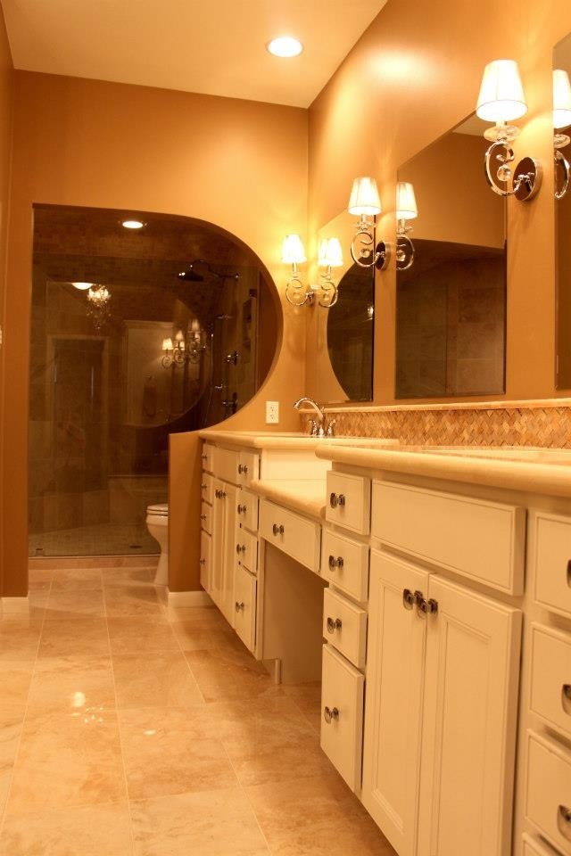 Glam Master Bath Transitional Bathroom Houston by Knock Out