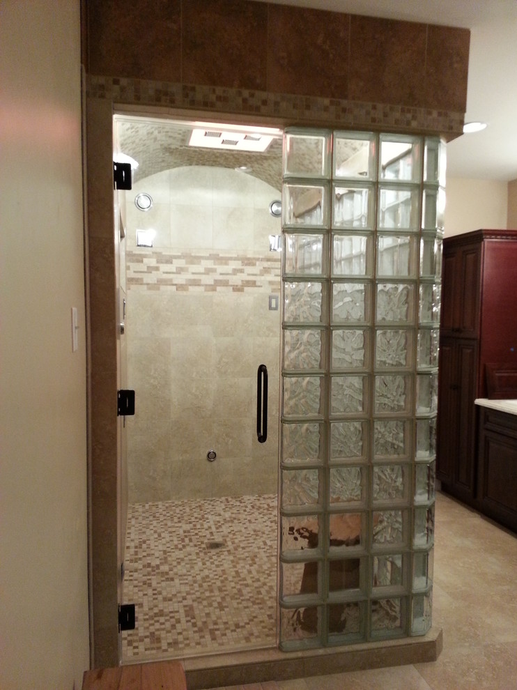 Glass Block Steam Shower - Contemporary - Bathroom ...