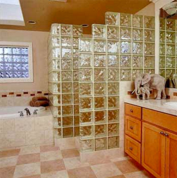 Glass Blocks - Traditional - Bathroom - Grand Rapids - by WMGB Home ...