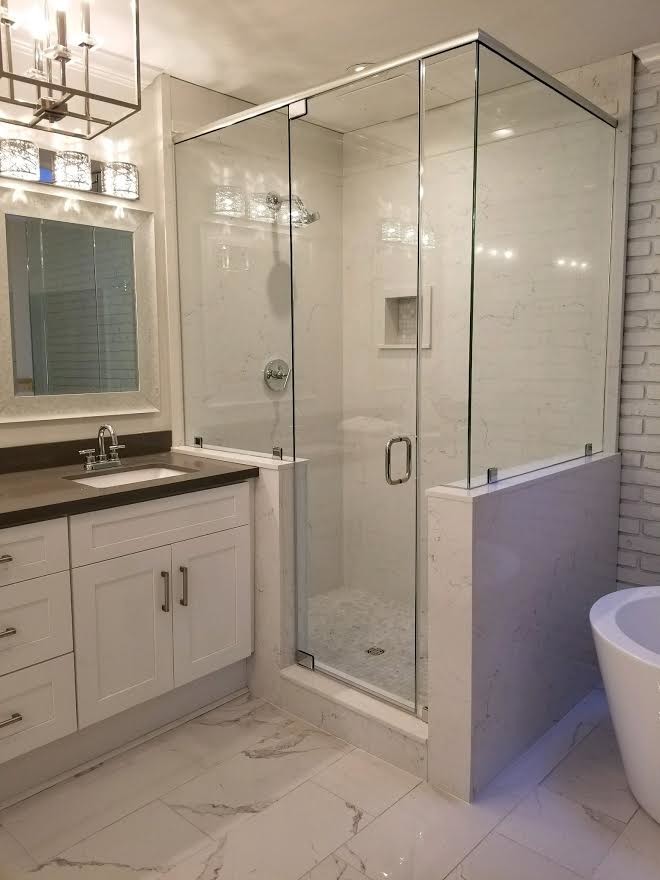 Glass Enclosed Showers Contemporary Bathroom New Orleans by Taylor's Glass & More Houzz