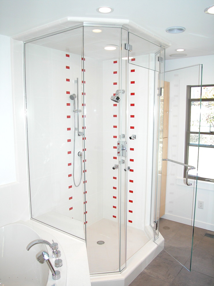 Glass Shower Enclosures Eclectic Bathroom Raleigh by ClearVue