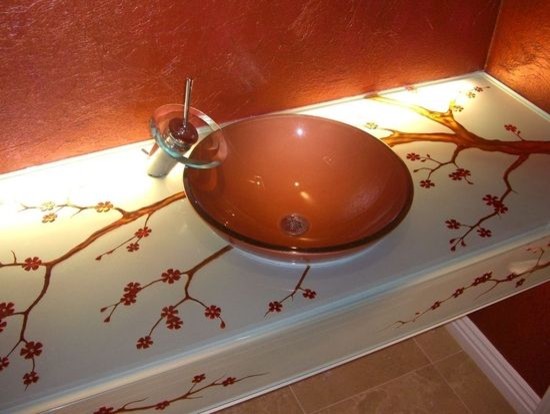 Example of a zen bathroom design in Other