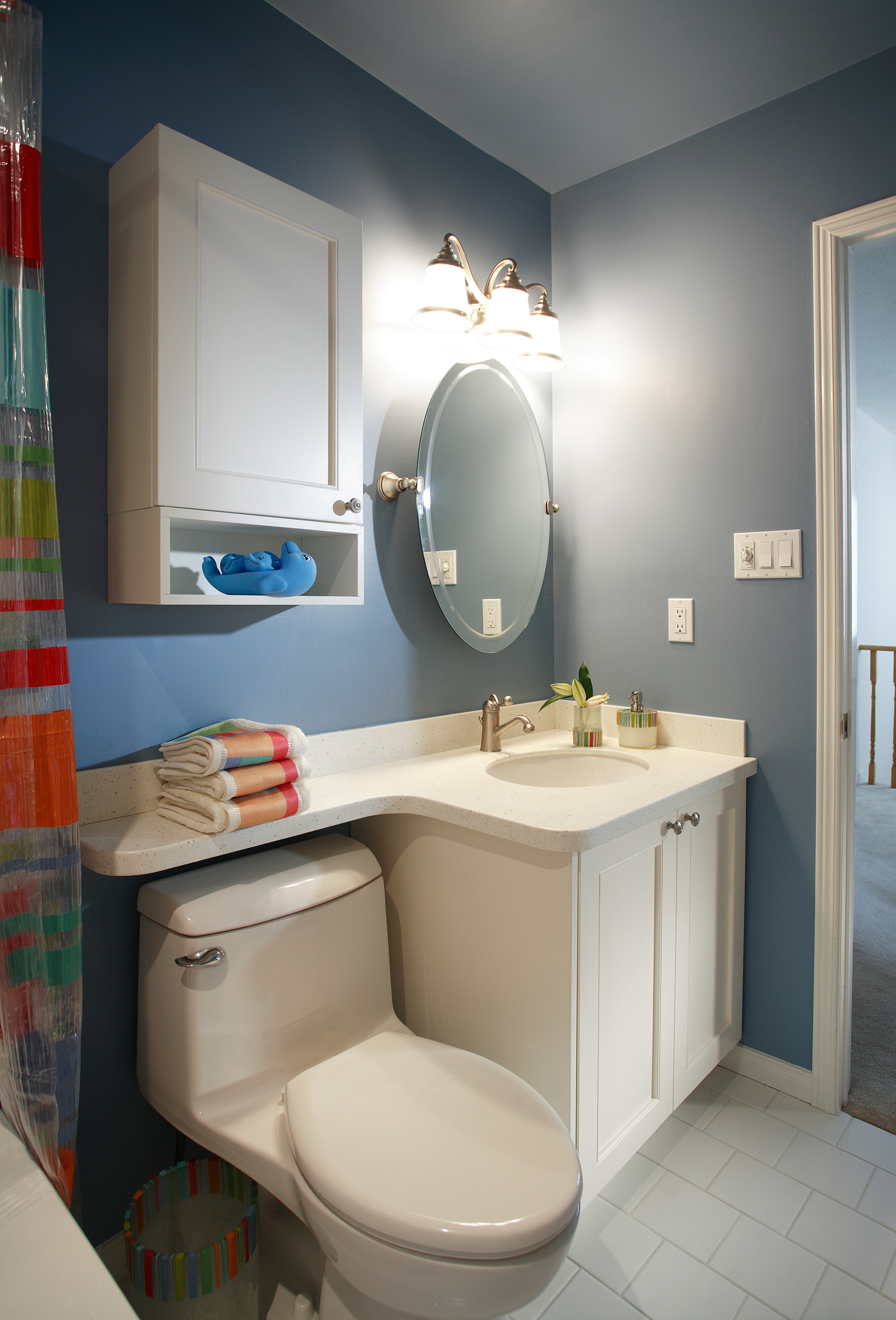 Cabinets Over Toilet Houzz