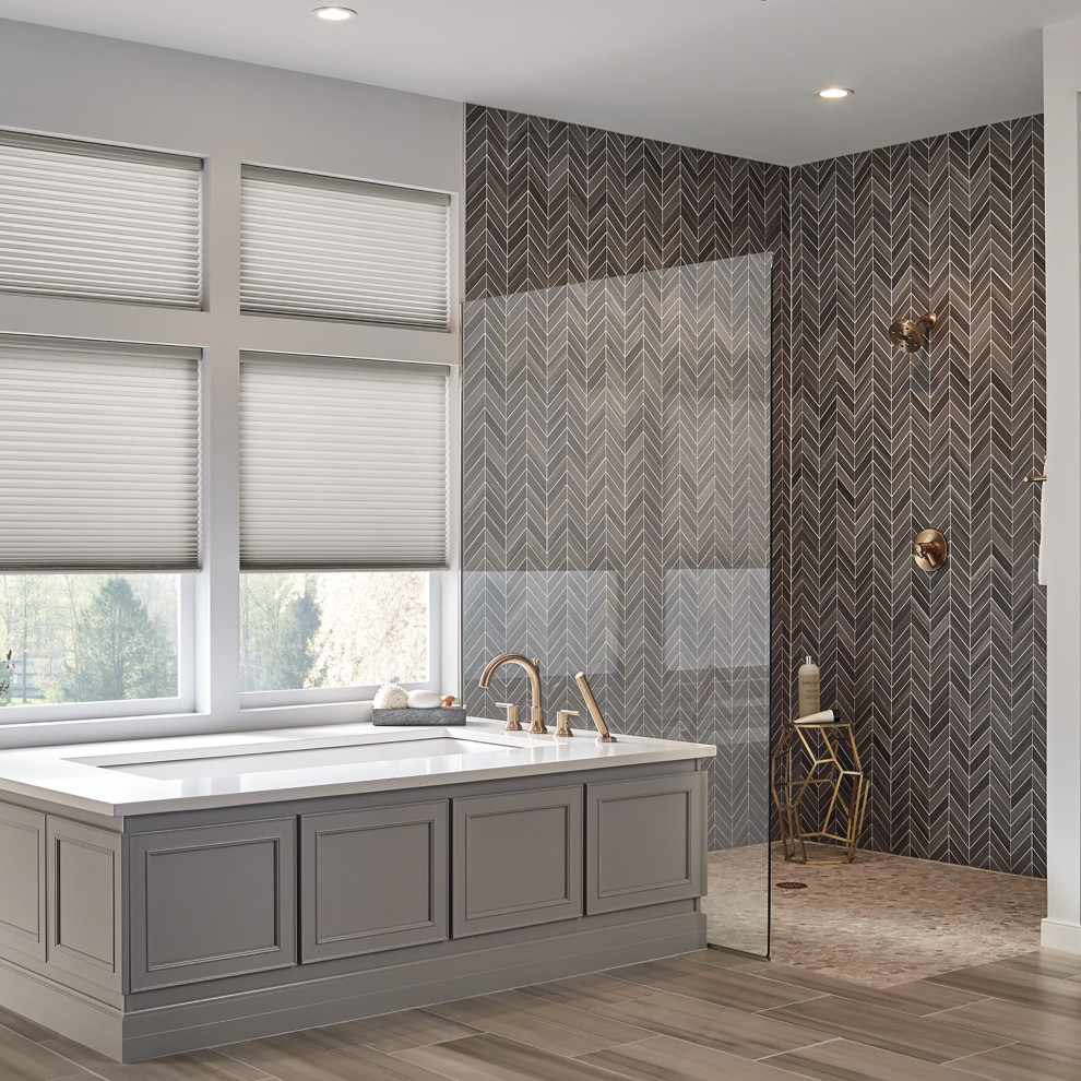 Graber Cellular Shades Modern Bathroom Other by Graber Blinds Houzz