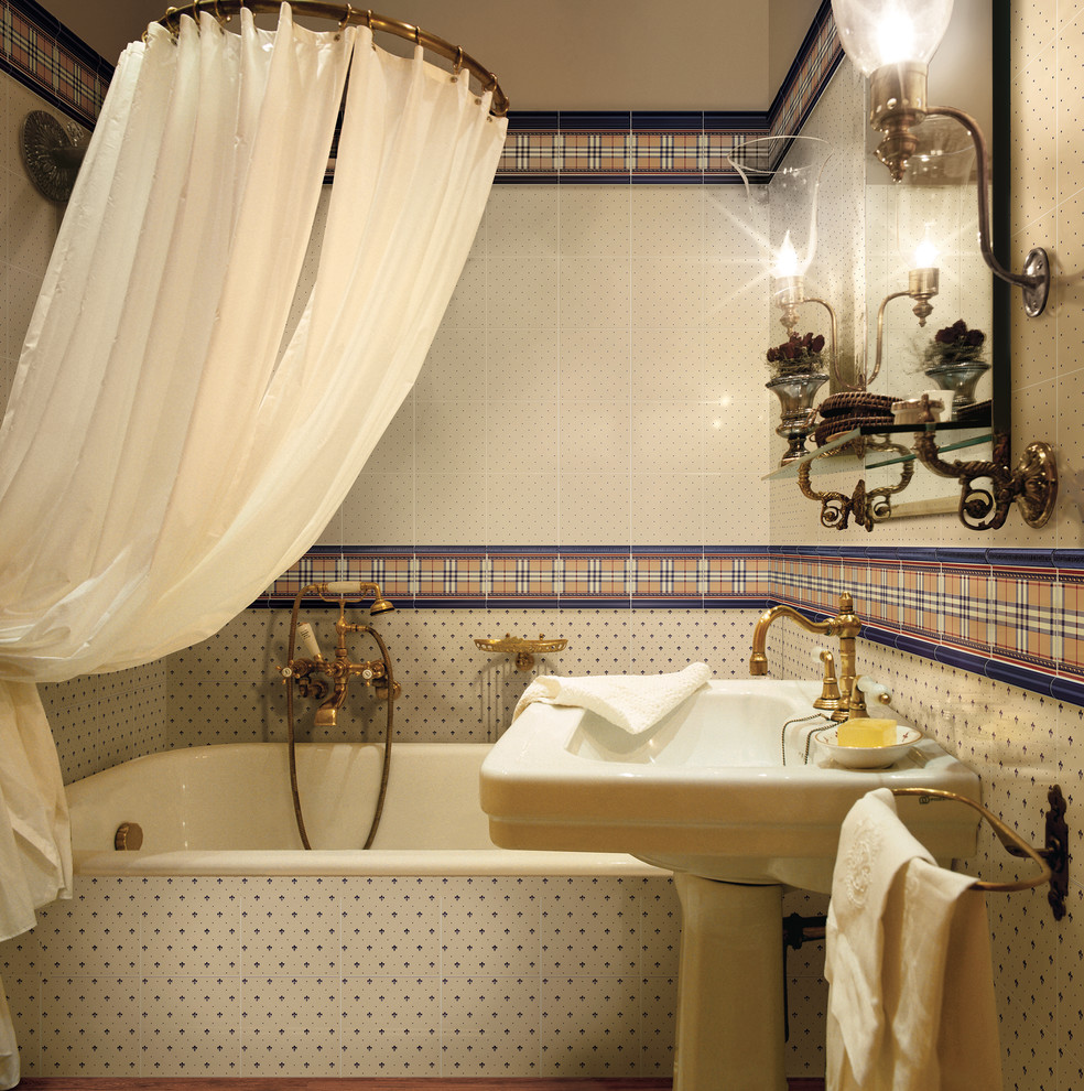This is an example of a classic bathroom in New York.