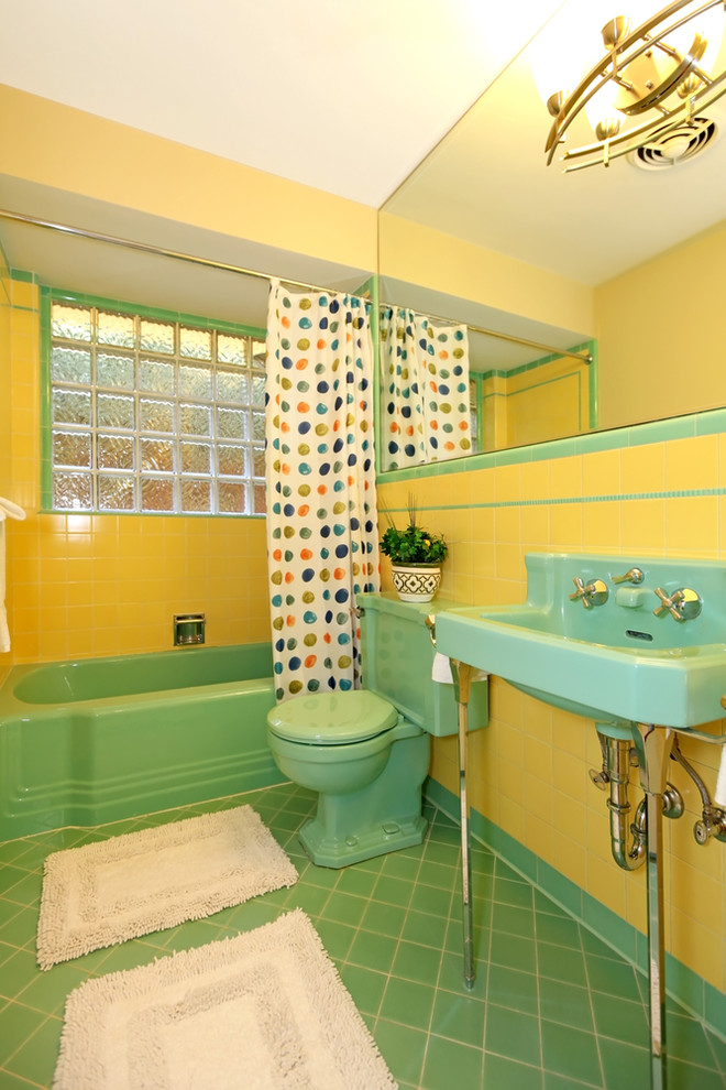 Grandma's bathroom - Midcentury - Bathroom - Dallas - by North Texas ...