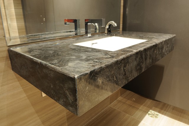 Granite Quartzite Marble Quartz Countertops - Contemporary - Bathroom
