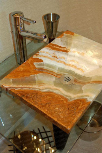 Inspiration for a modern bathroom remodel in Atlanta