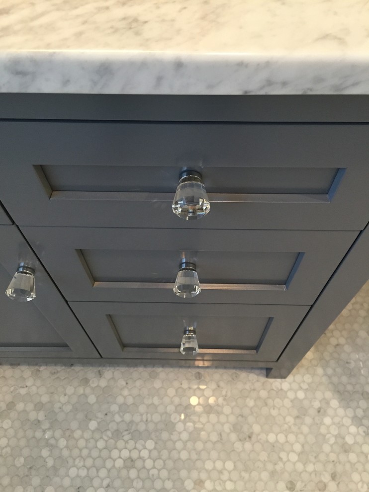 Grey and White Traditional Bathroom Providence by Sullivan Studios Architecture Houzz