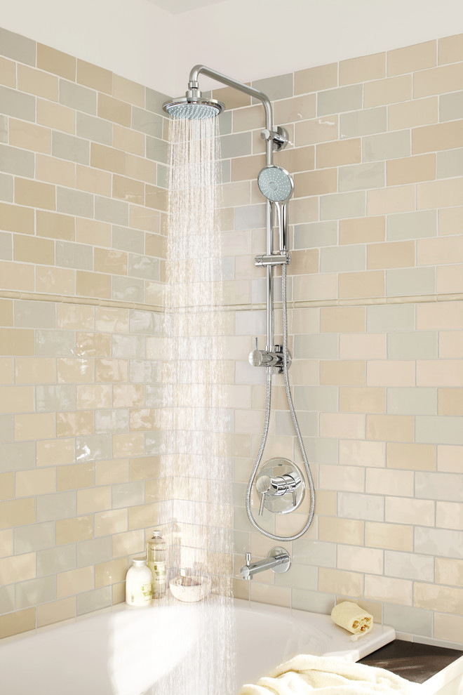 GROHE RetroFit™ Shower System Contemporary Bathroom Chicago by