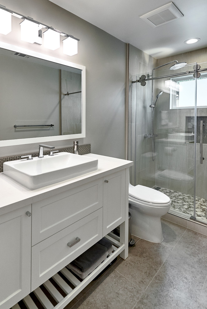 Guest Bath Transitional Bathroom San Francisco by Arch Studio