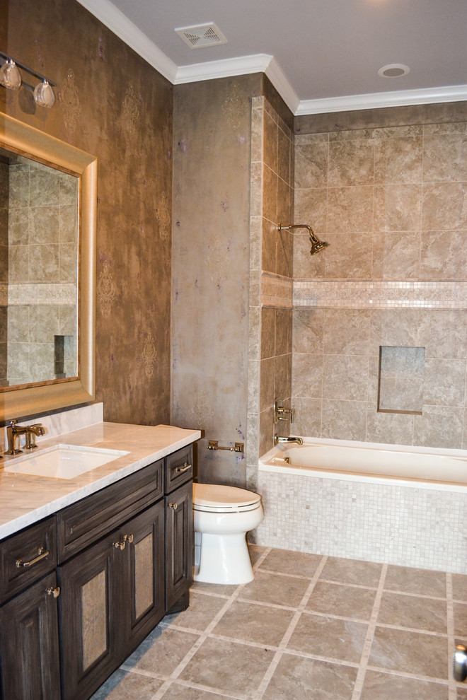 Guest Bathroom Transitional Bathroom Houston by The