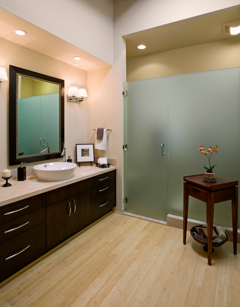 Photo of a contemporary bathroom in Santa Barbara.