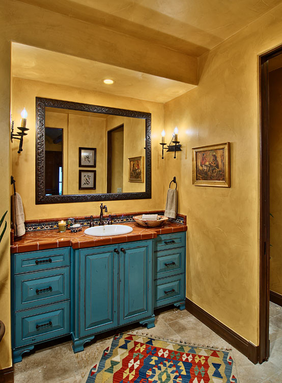 Guest Casitas Bath Mediterranean Bathroom Austin by Rick O