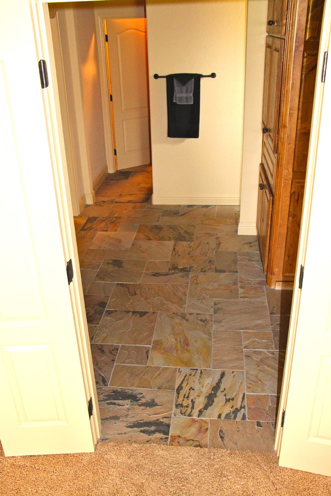 Guy James Ranch New Build Rustic Bathroom Dallas by Premier