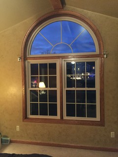 Round Window Surround, with Brick Mould I Elite Trimworks