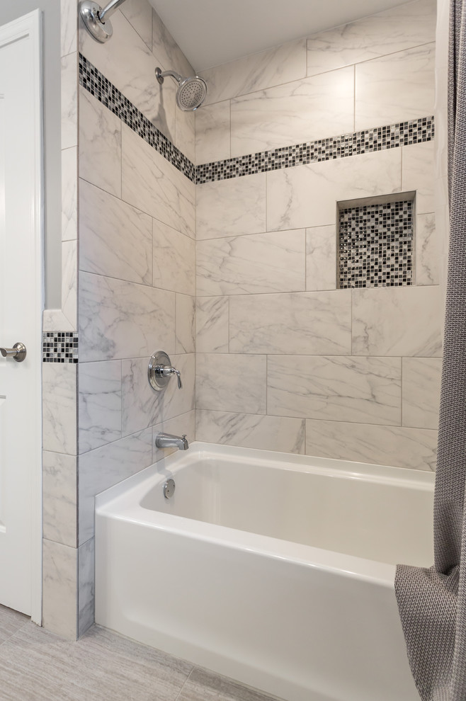 Hall Bathroom Remodel - Contemporary - Bathroom - Chicago - by J&J ...