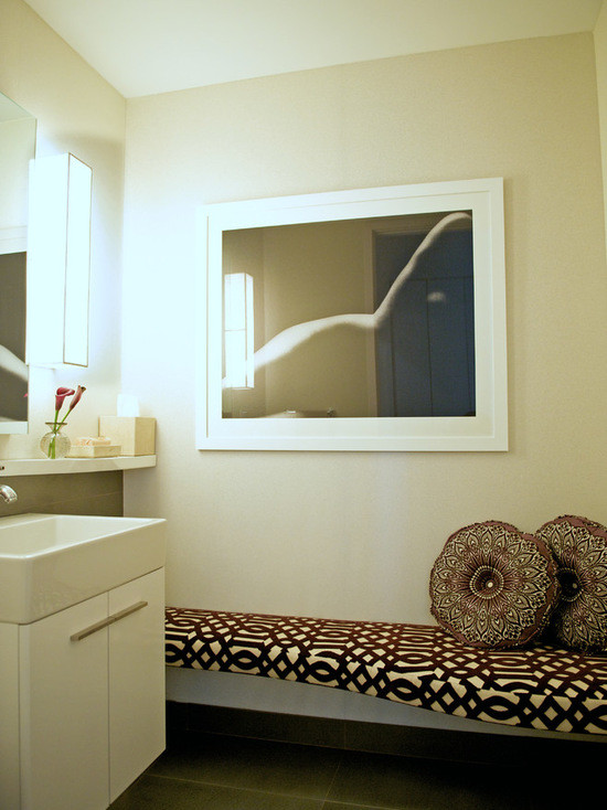 Bild på ett mellanstort funkis badrum
