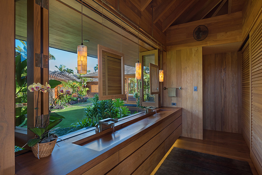 Hanalei (1) Tropical Bathroom Hawaii by Design Concepts Hawaii