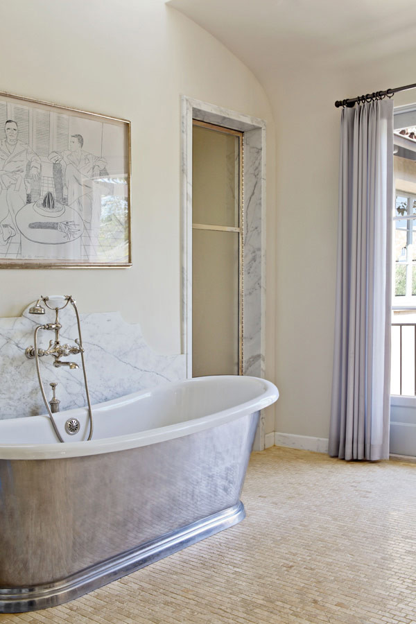 Hancock Park Residence Traditional Bathroom Los Angeles by MET