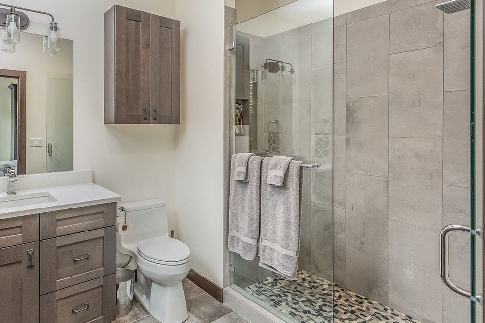 Hermosa Creek Ranch Modern Bathroom Albuquerque by Elevation Custom Builders, LLC Houzz