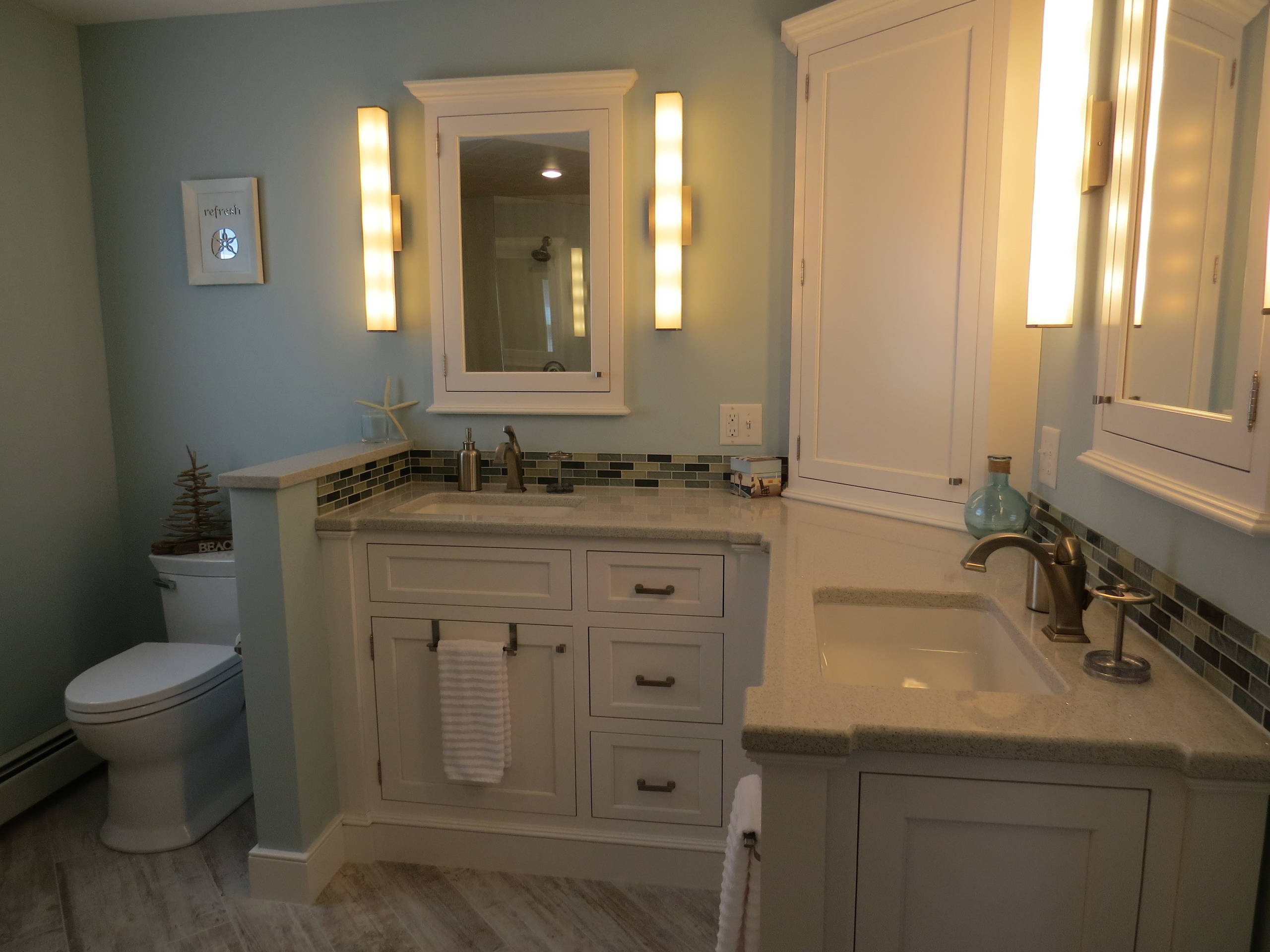 L Shaped Bathroom Vanity Design Everything Bathroom