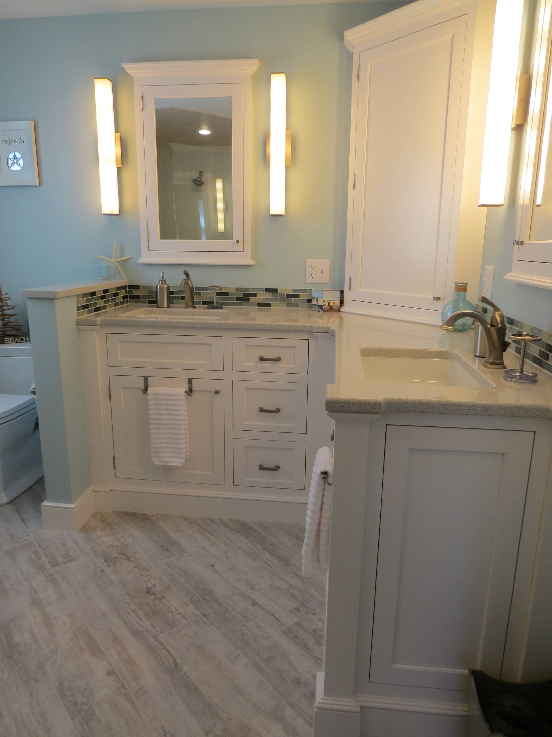 L Shaped Bathroom Vanity Rispa