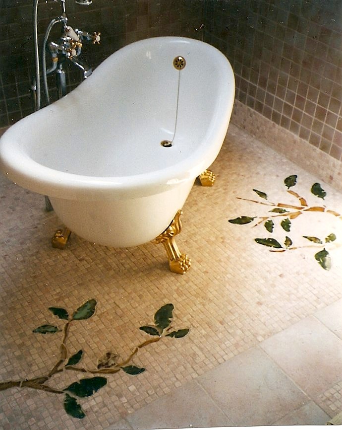 Inspiration for an eclectic bathroom remodel in Atlanta