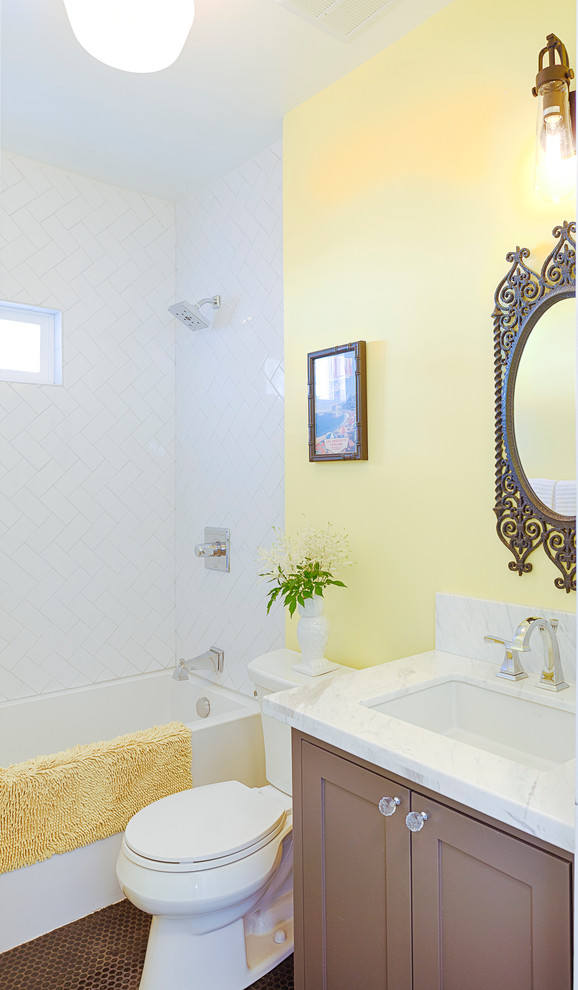 This is an example of a small traditional bathroom in Other.