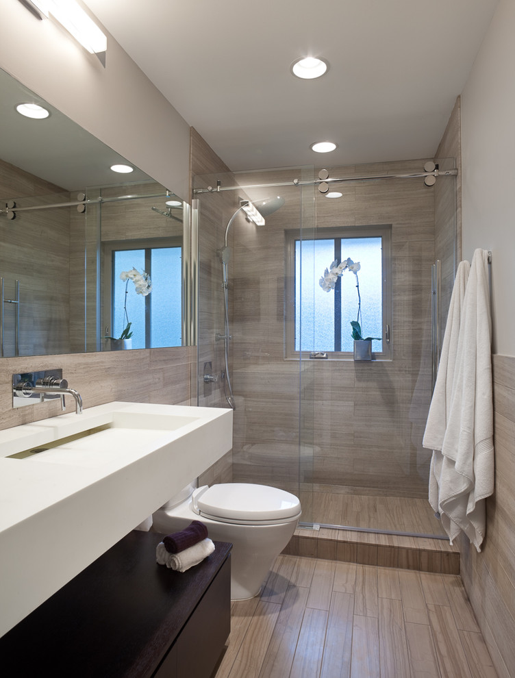 Hinsdale Remodel Modern Bathroom Chicago by zpd+a and roomTEN