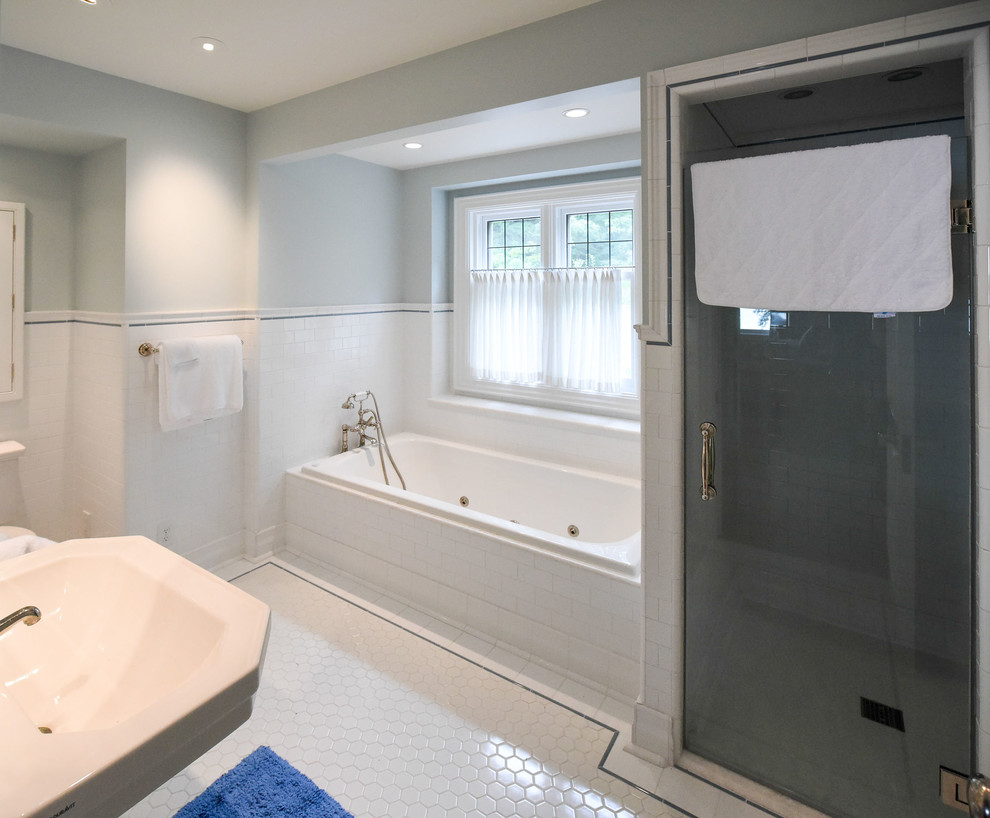Historic Bath Renovation Traditional Bathroom Milwaukee by Dragonfly Tile & Stone Works