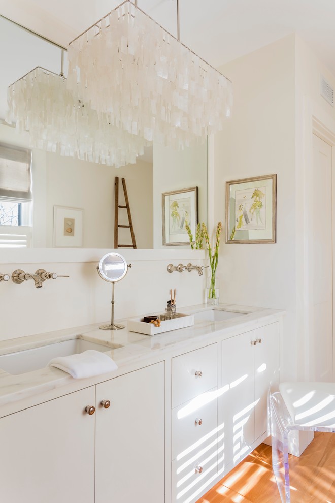Inspiration for a timeless bathroom remodel in Boston