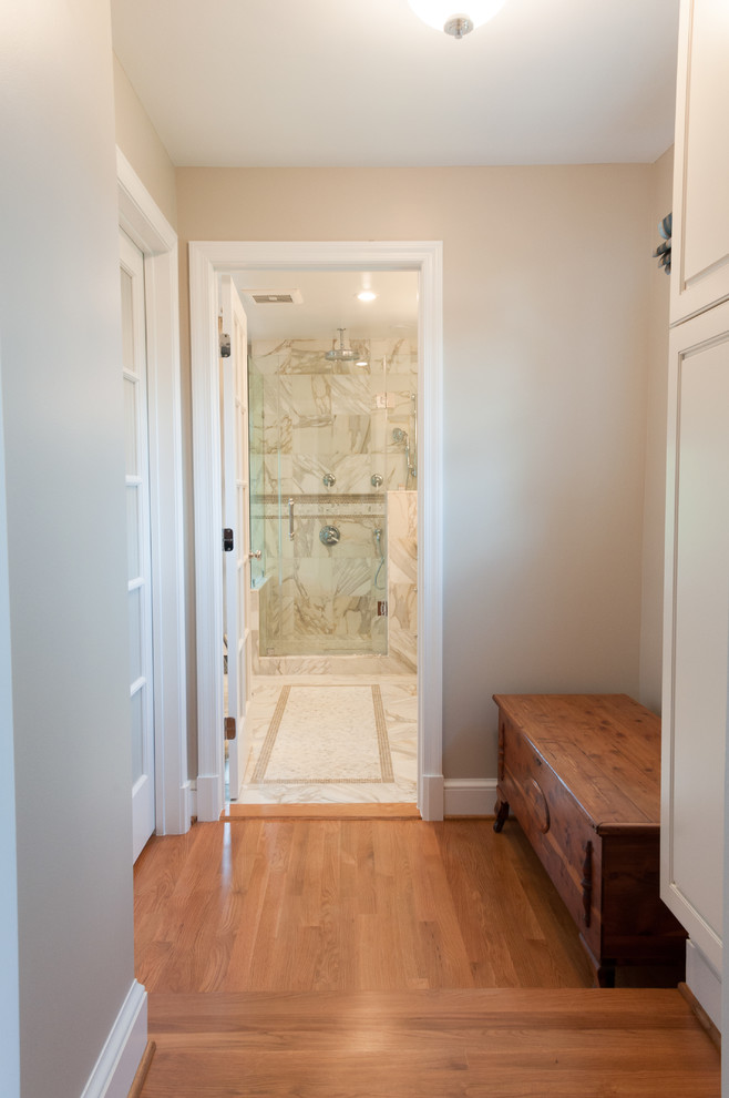 Historic Home Marble Master Bathroom & Walkin Closet Renovation
