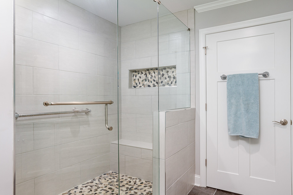 Historic Norcross Renovation Transitional Bathroom Atlanta by K
